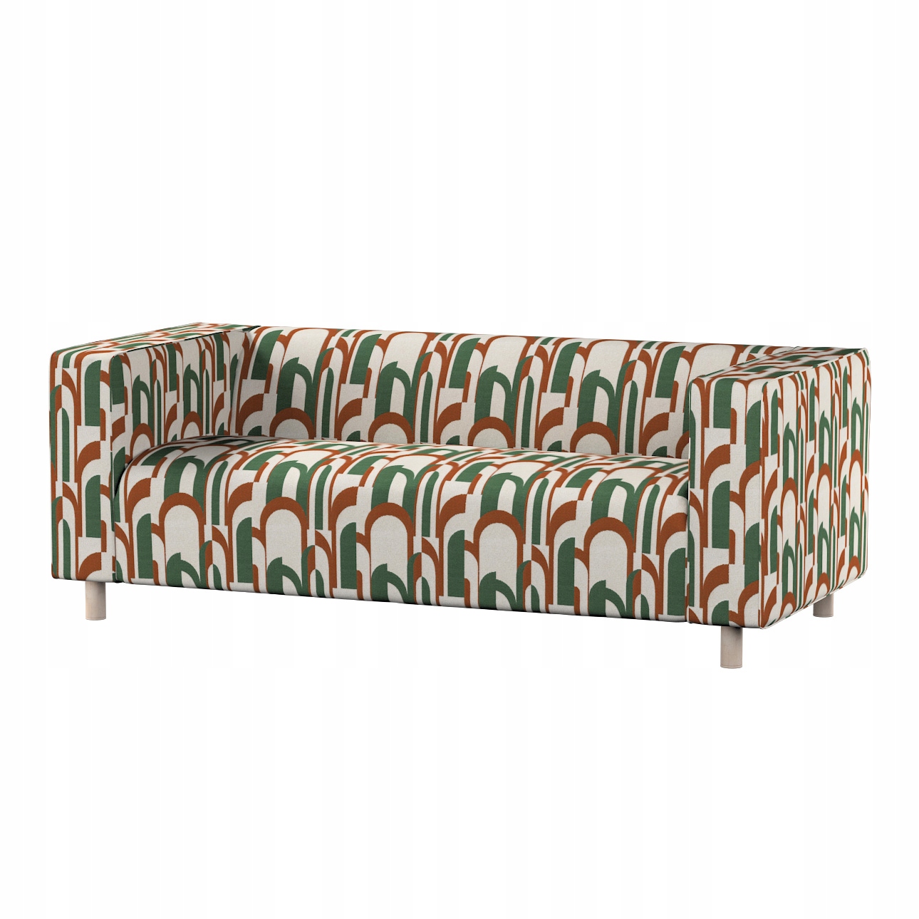 Potah na 2-místnou pohovku Klippan Ikea zelený