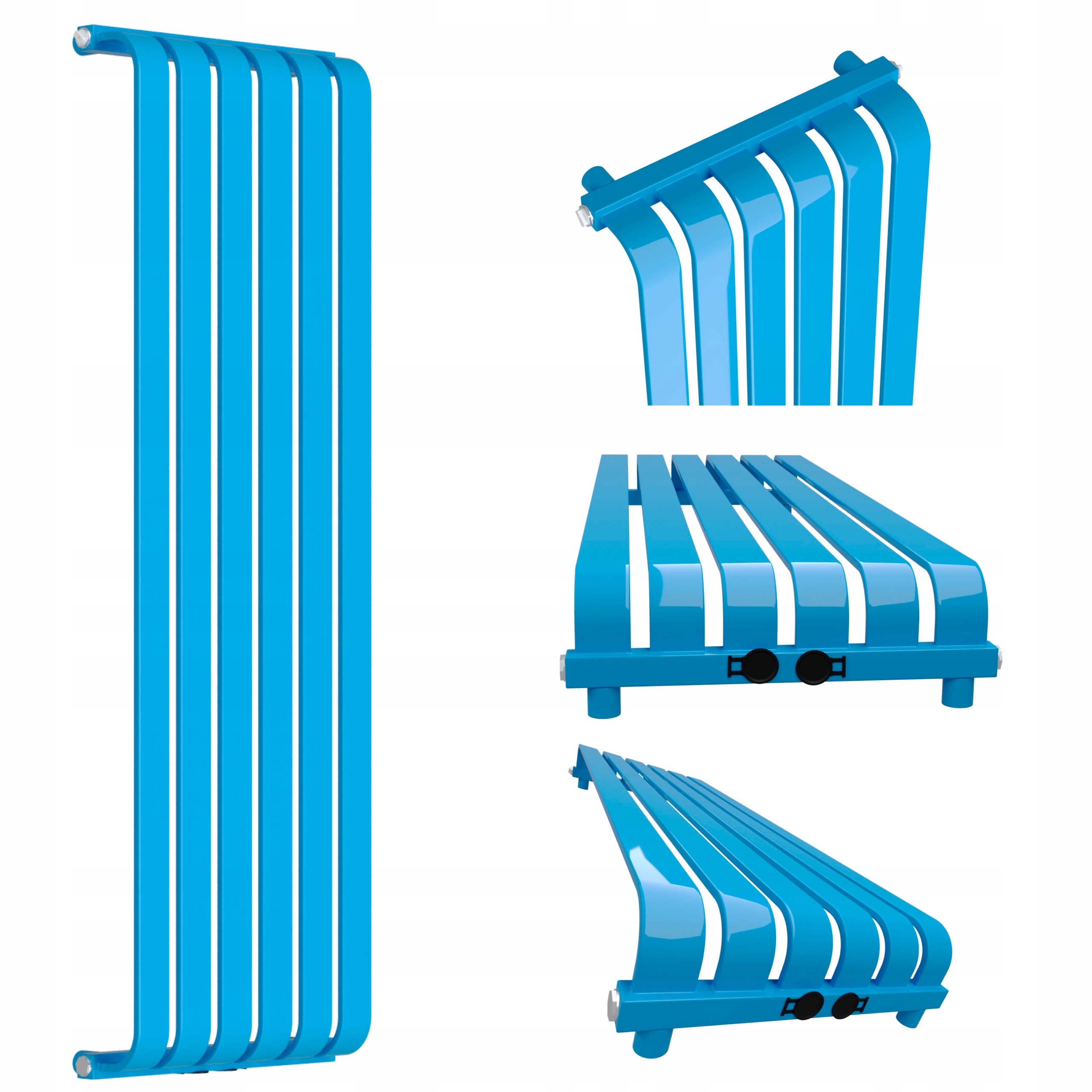 Dekorativní radiátor Amari 100x39 Modrý