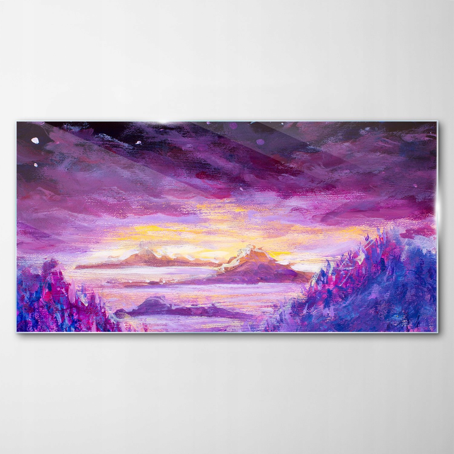 

Hartowany Obraz Szklany Góry Wyspy Natura 120x60
