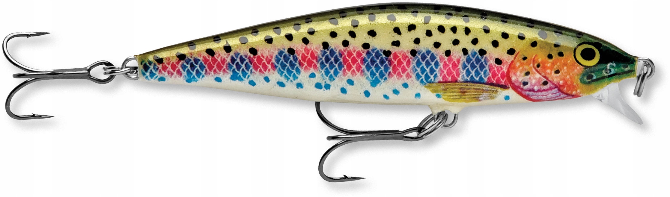 Wobler Rapala Flat Rap 8cm Rainbow Trout