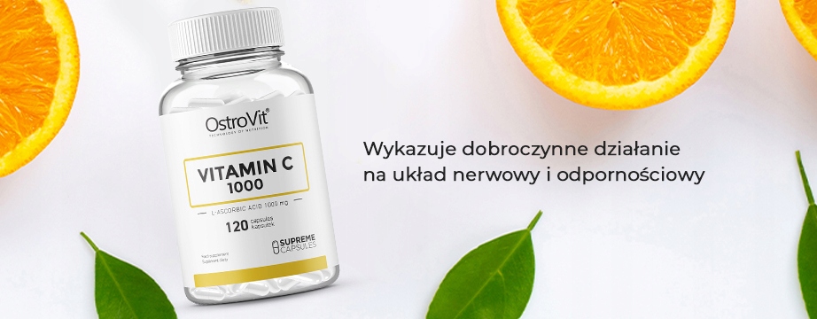 OSTROVIT VITAMINA C WITAMINA C ODPORNOŚĆ ZDROWIE Postać kapsułki