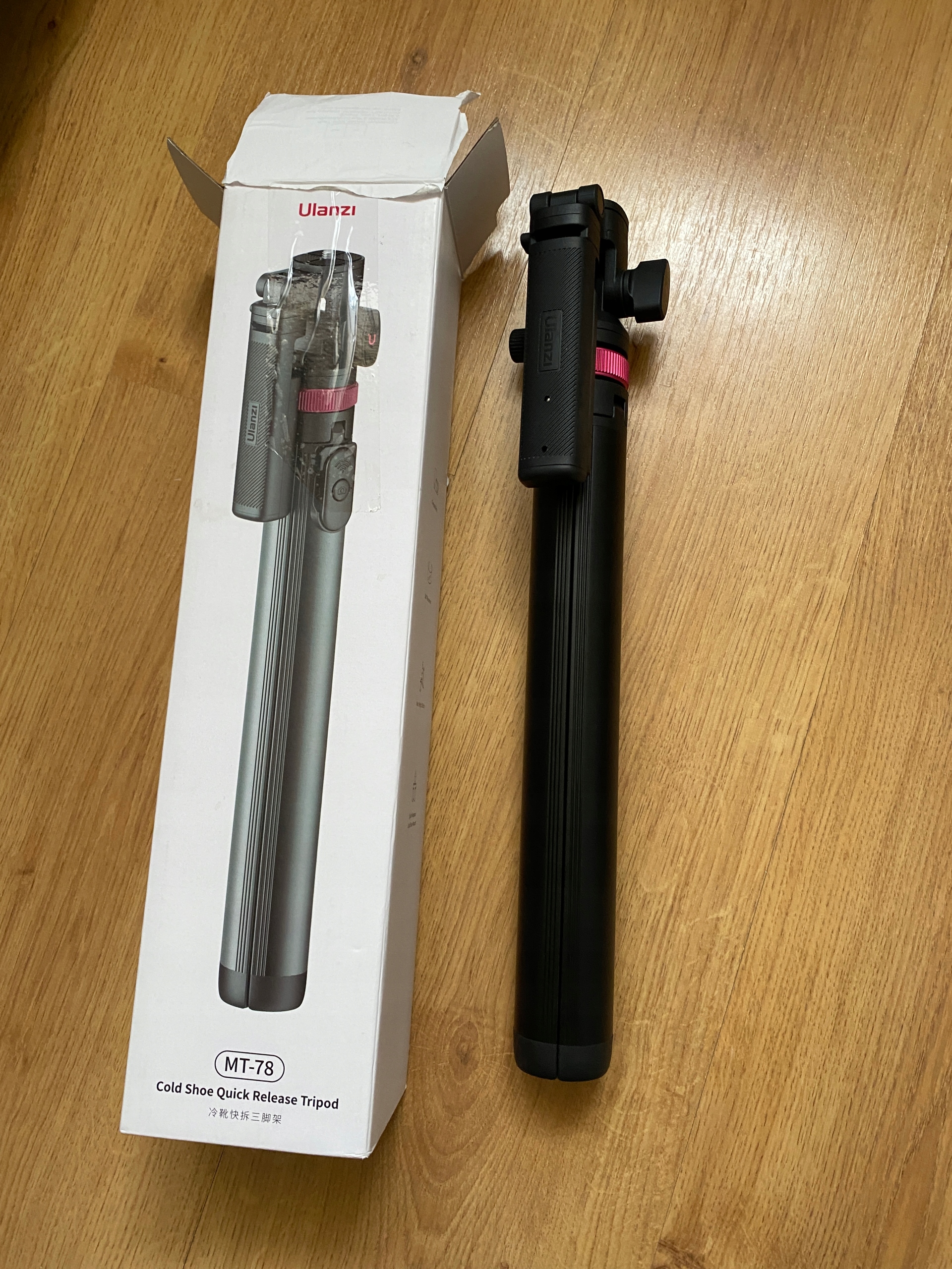 ULANZI MT-78 Statyw Kamera Selfie-Stick Bluetooth Telefon DSLR iPhone — miniatura 14