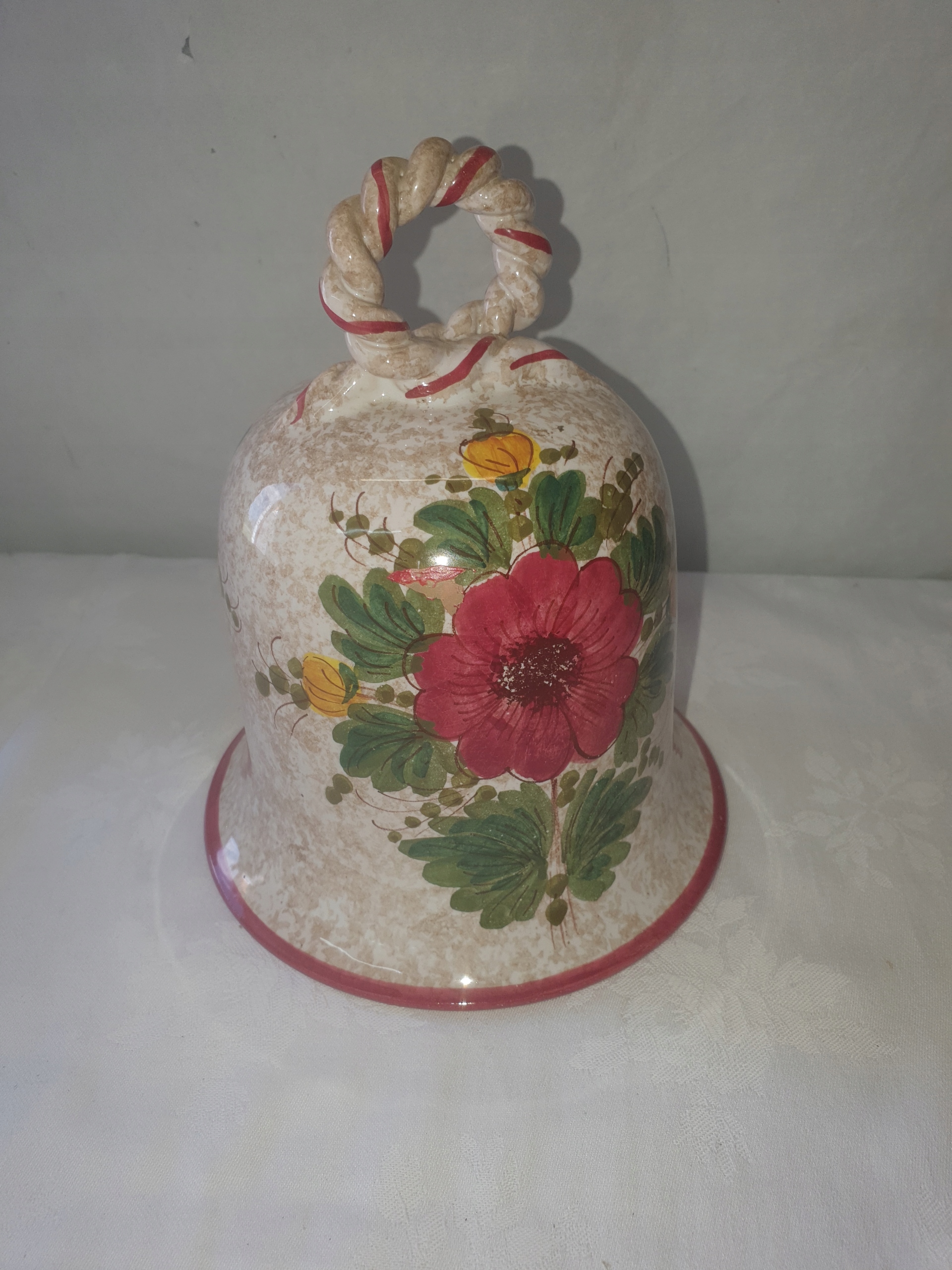 Stary dzwonek ceramiczny