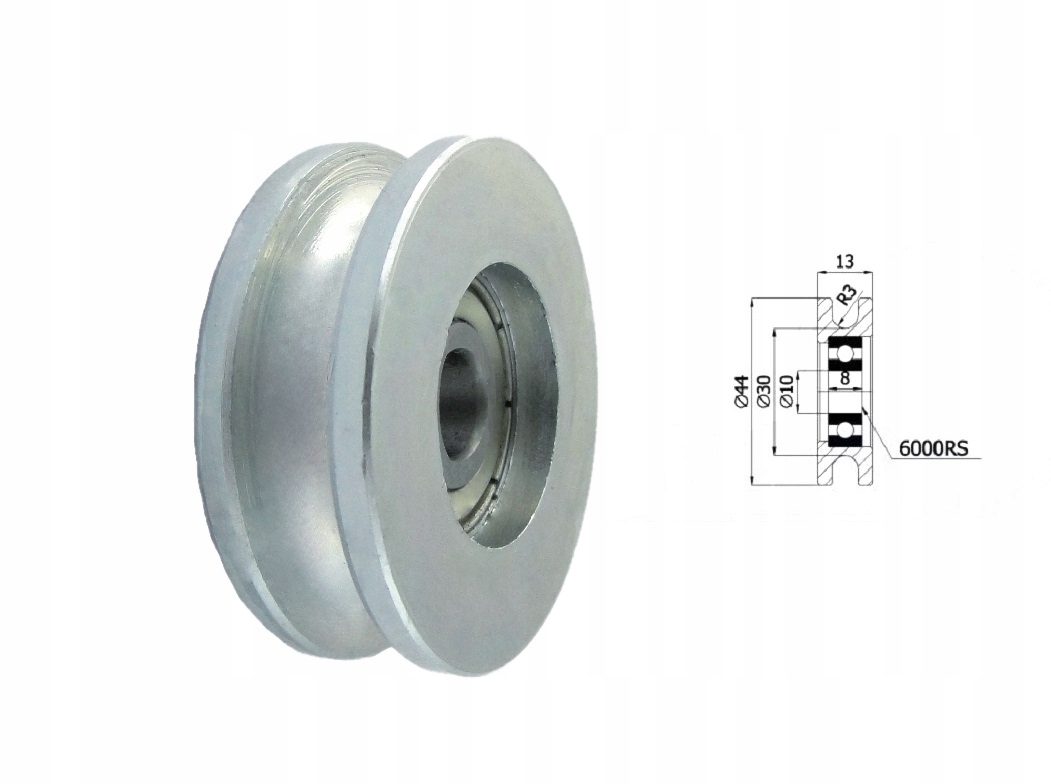 CM Rolka na linkę fi 44mm fi 10mm linka: fi 6