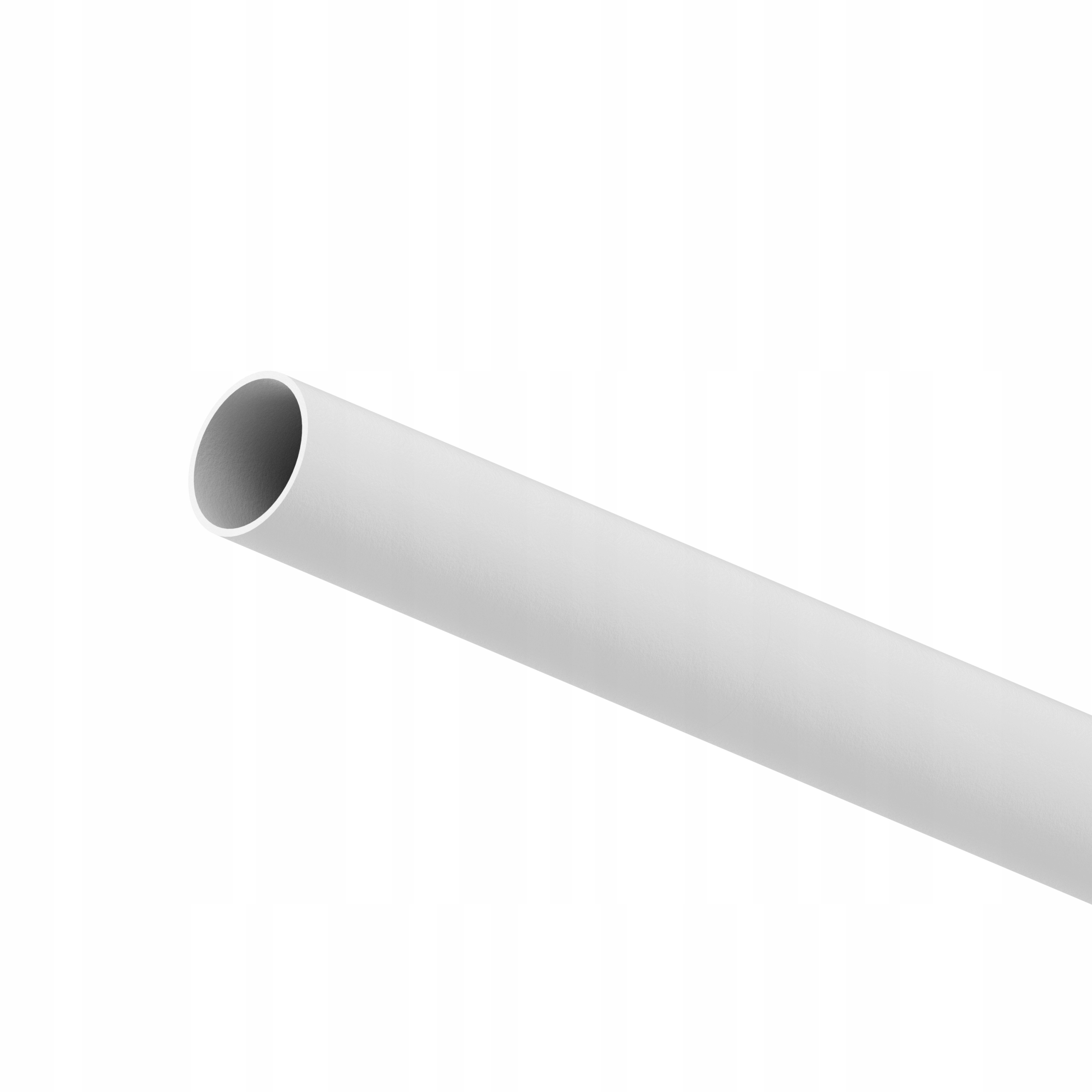 Trubka tyč na šatní skříň pro nábytkové oblečení o rozměrech 32 mm x 1,5 Bílá 400 cm