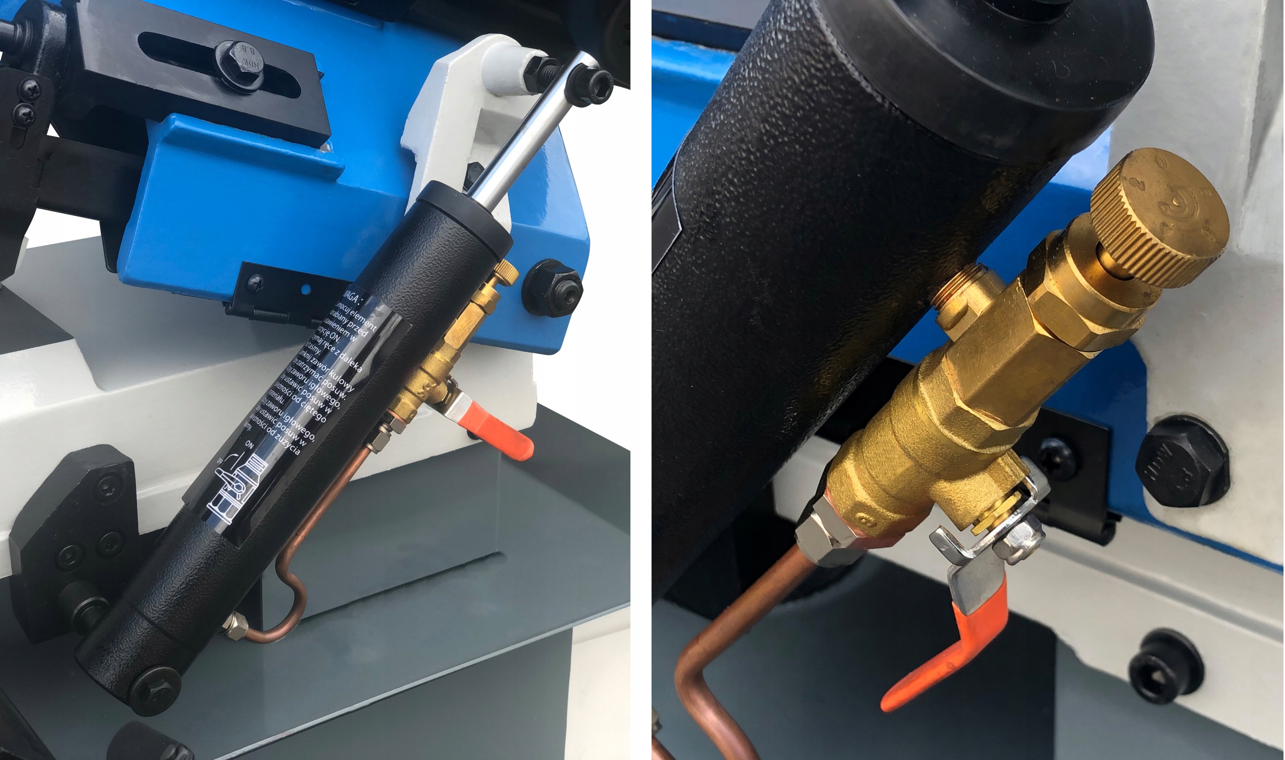 MOCNA PIŁA TAŚMOWA PRZECINARKA DO METALU STILER BS-712R 230V 2 TAŚMY GRATIS Maksymalna moc 0.8 kW