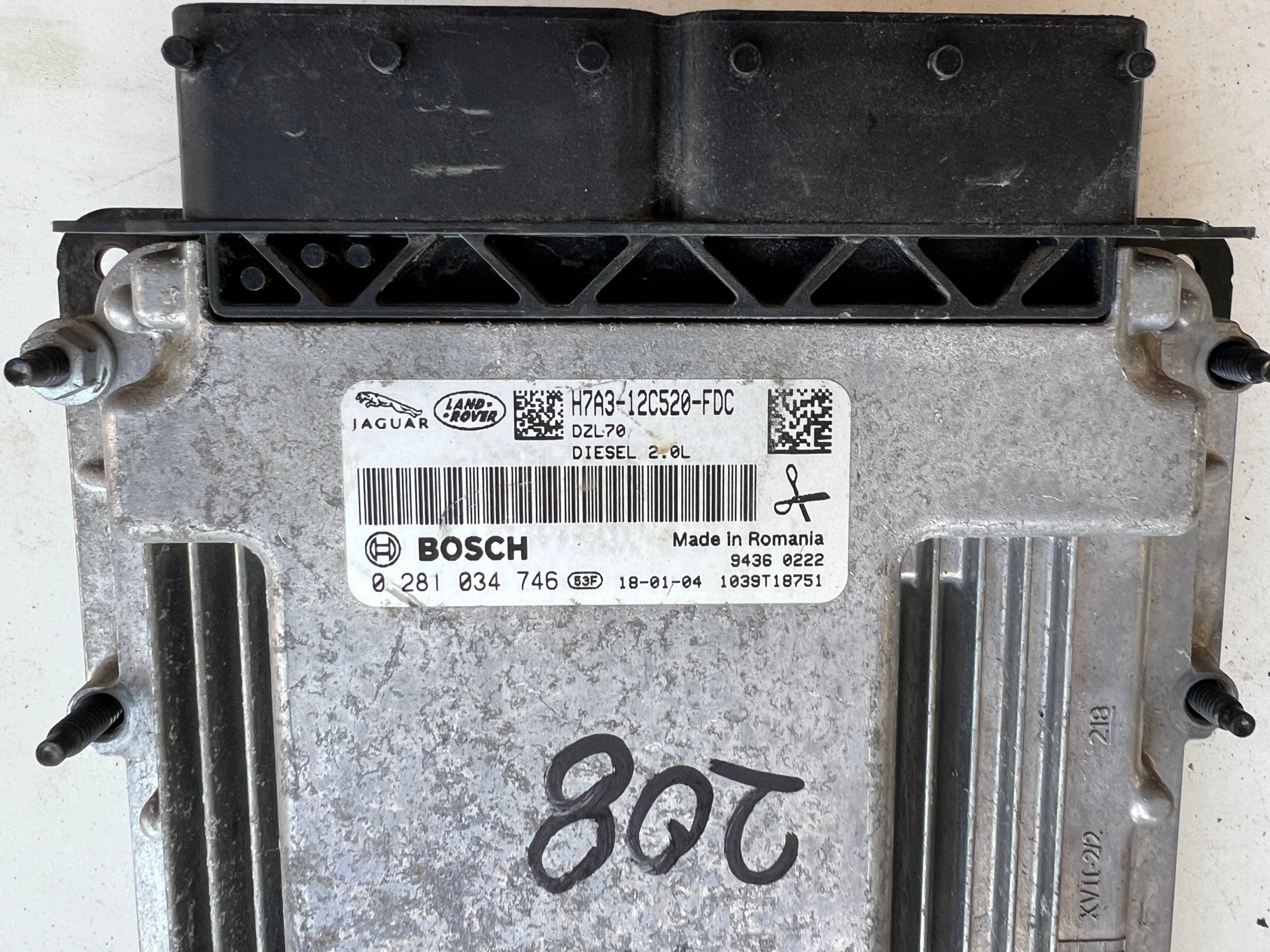 RANGE ROVER VELAR 2.0 204DTD H7A3-12C520-FDC 0281034746 Ordinateur ECU