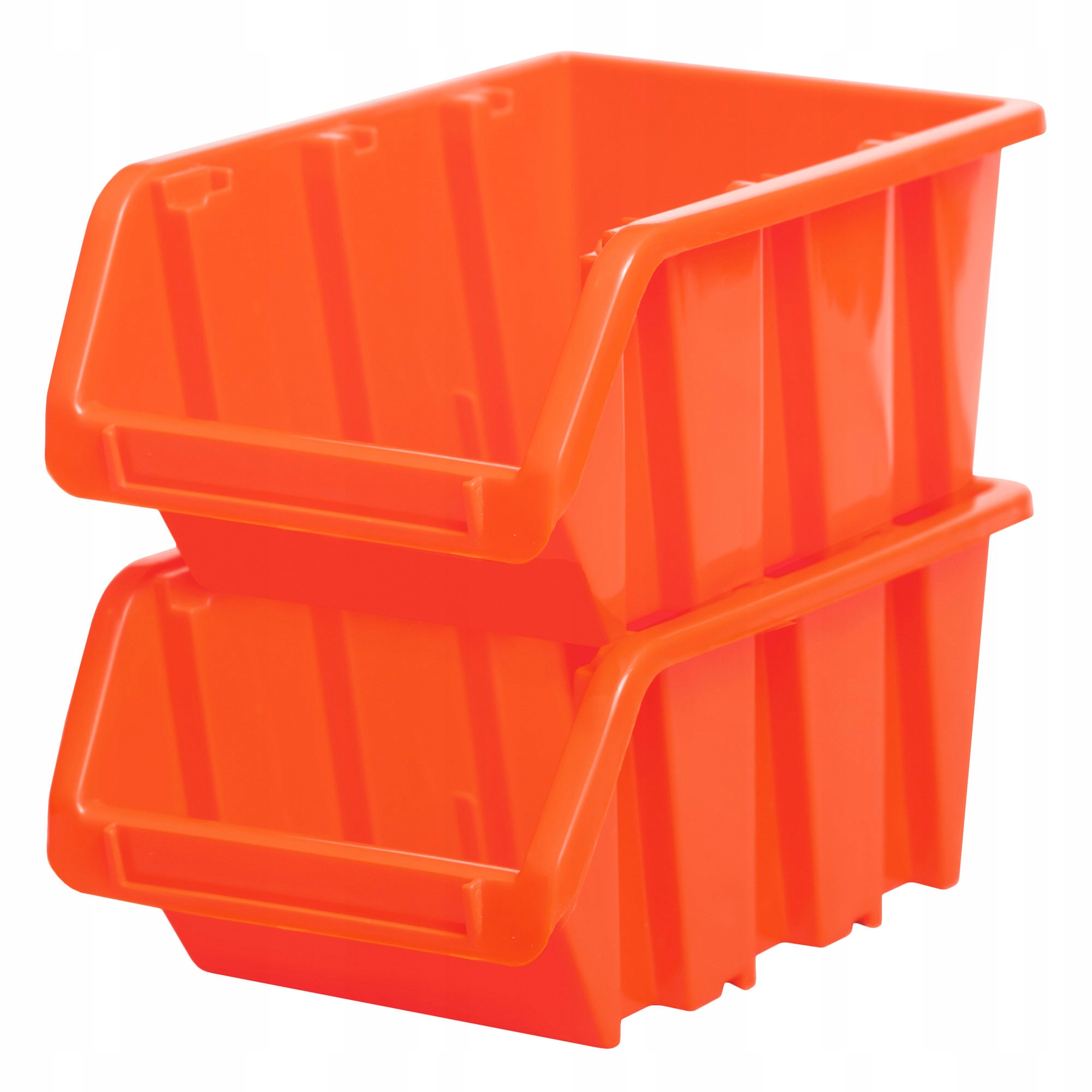 10x Kuweta pojemnik garaż 100x150x70 mm Pomarańczowy Materiał plastik