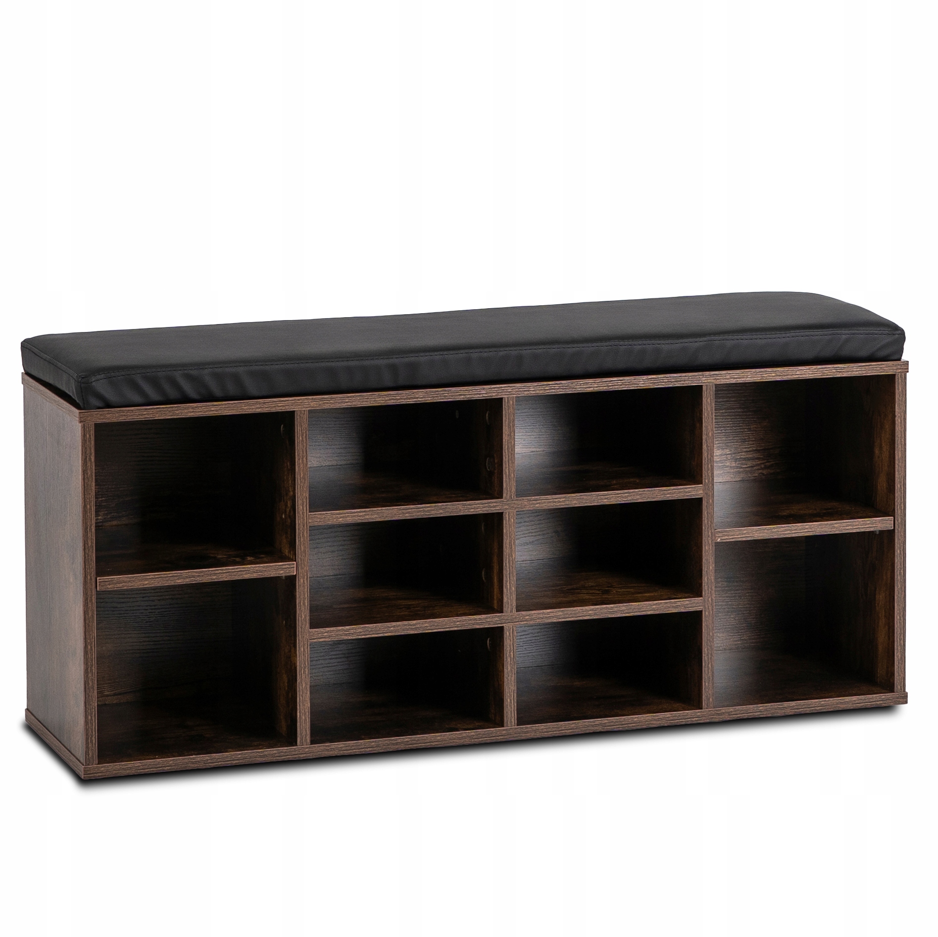 Úzká Botník se sedákem do předsíně, lavice, rustikální dub Axel