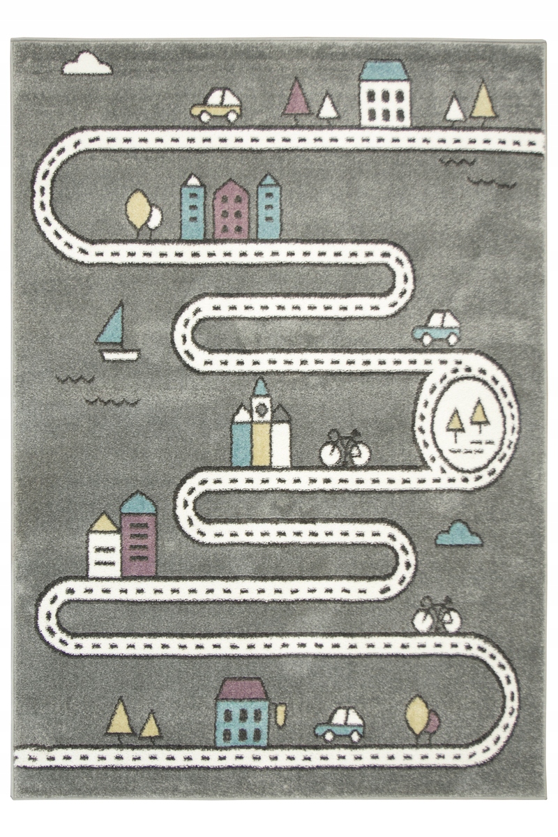 

120x170 cm Dywan Do Pokoju Dziecięcego W Uliczki