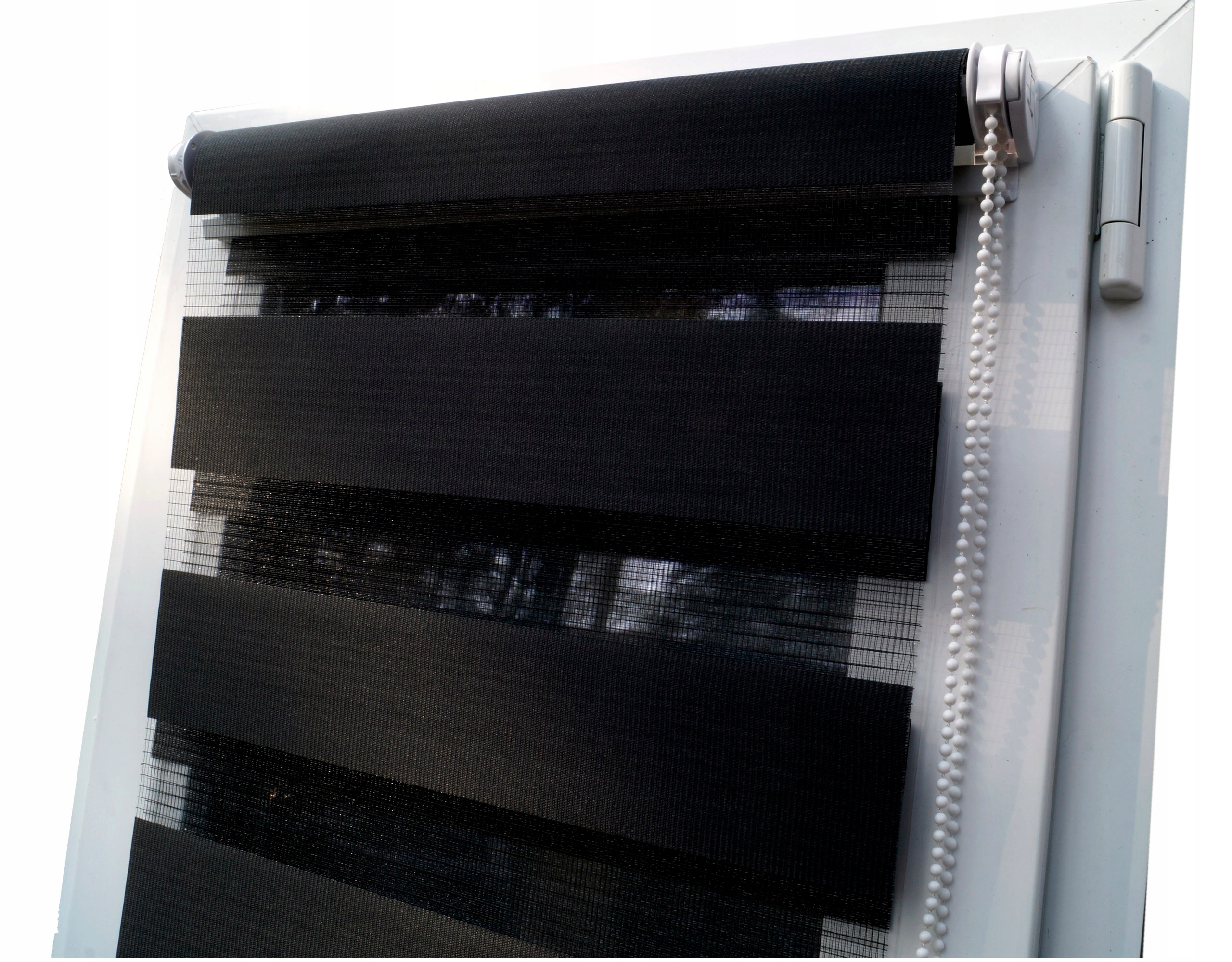 

mini Roleta Czarna Dzień Noc z napinaczem 110 x150