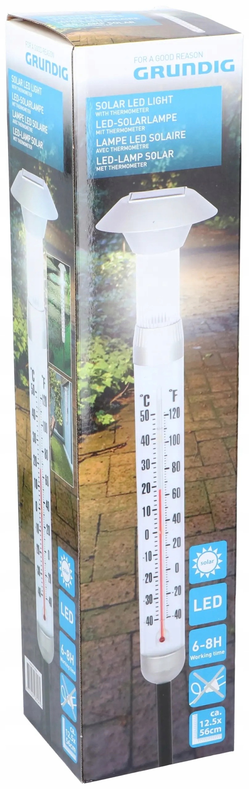 Termometr Solarny z Oświetleniem Led Wys 97CM Grundig Grundig