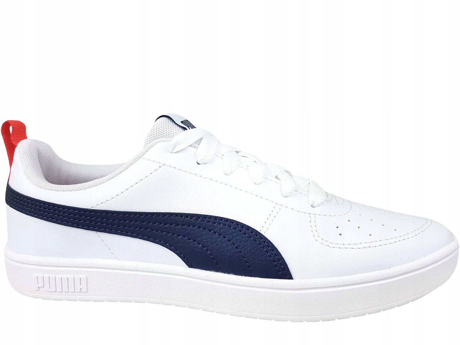 Puma Rickie Jr 384311 09 Buty Trampki Tenisówki Białe Dziecięce
