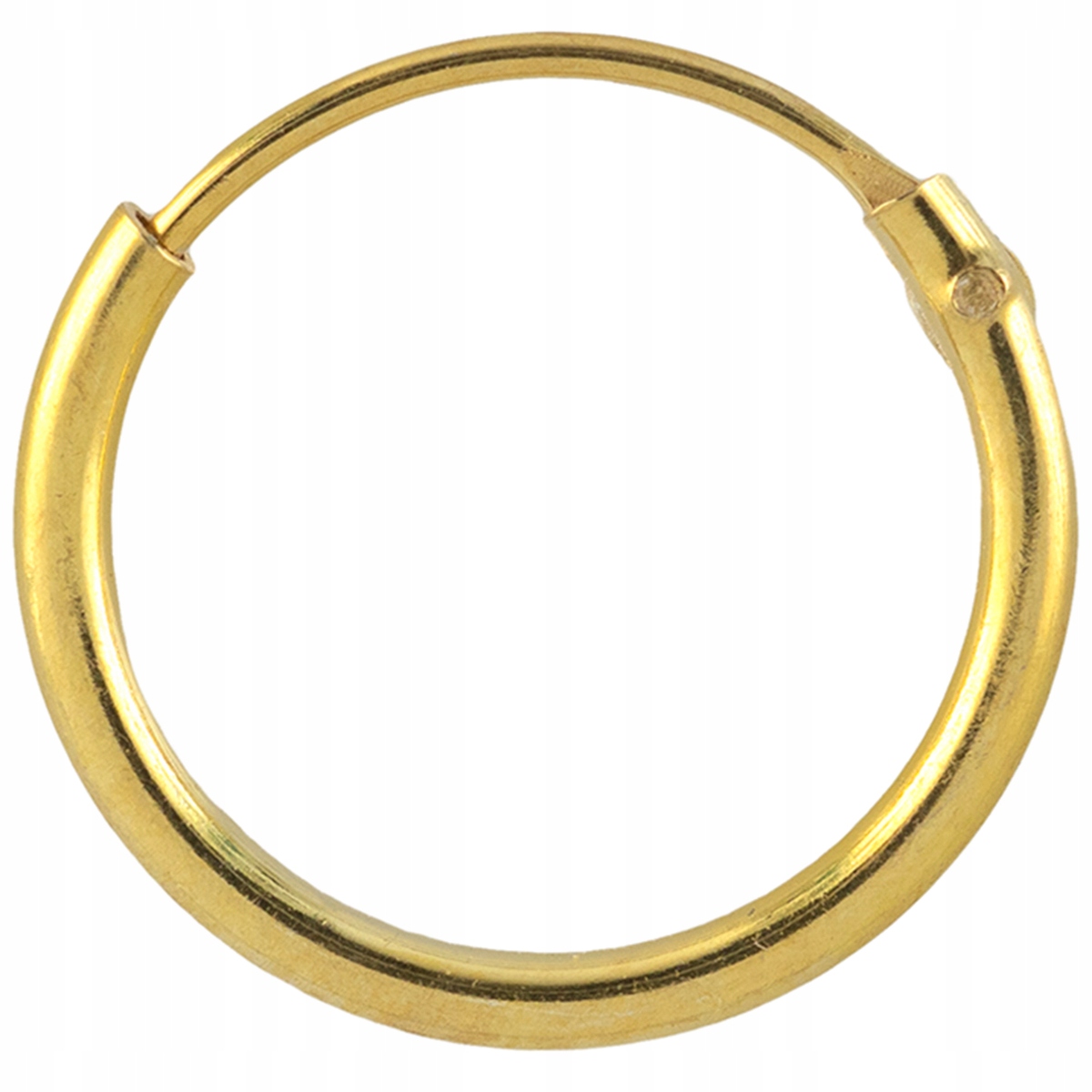 

Versil kolczyk kółko 12 mm złocony 1SZT srebro 925
