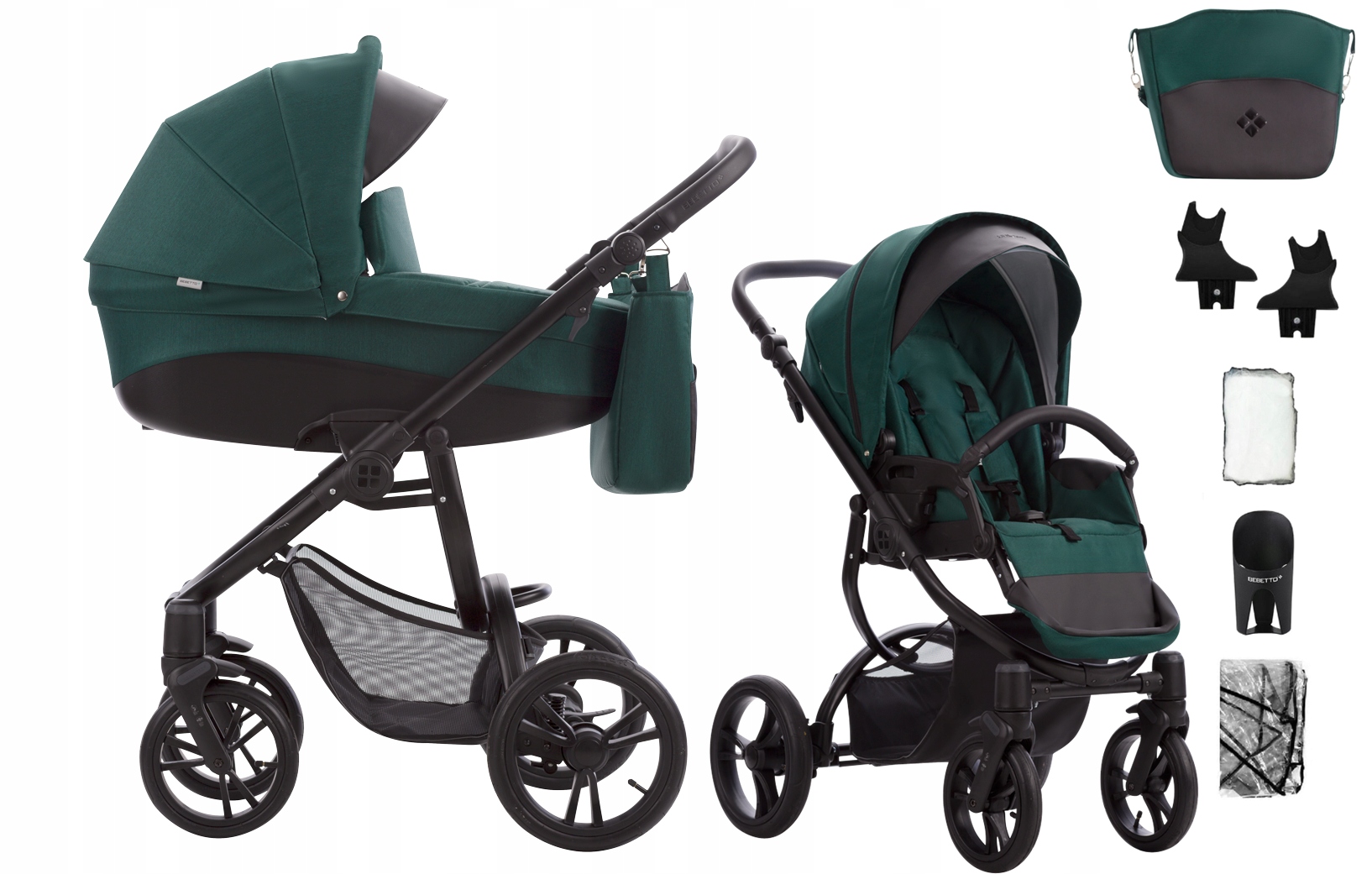 BEBETTO lekki wózek HOLLAND 2w1 kol 04/CZA EAN (GTIN) 5901497102497