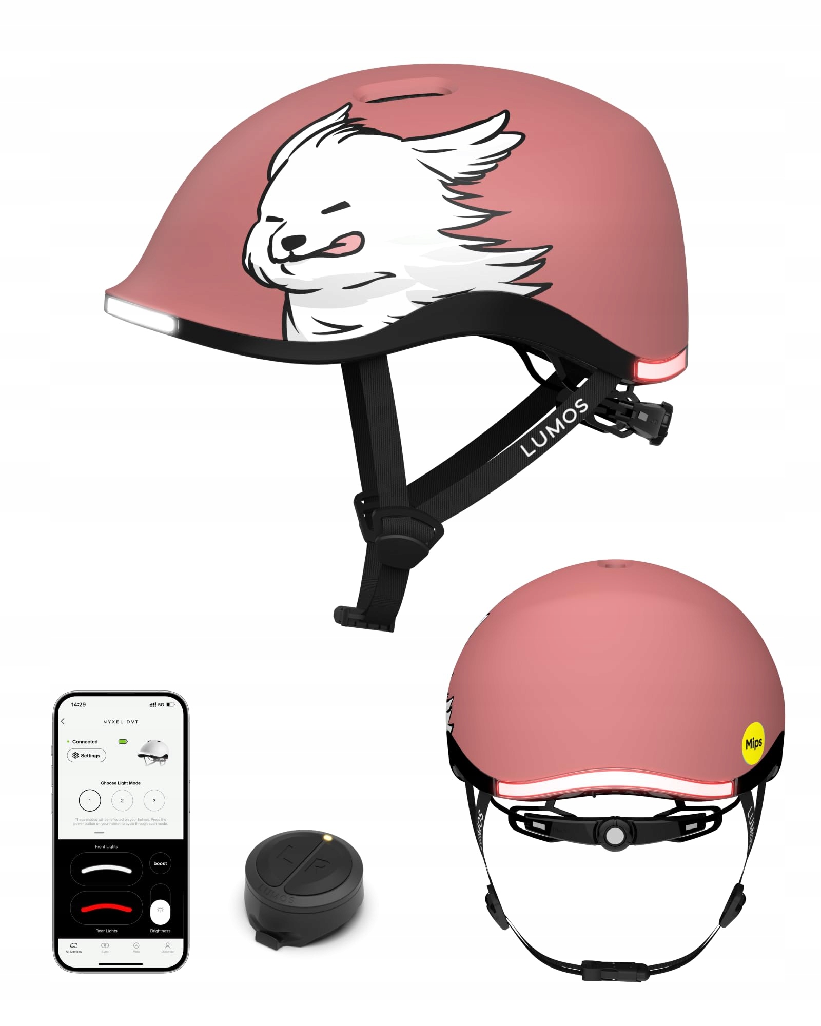 Lumos Unisex cyklistická přilba pro dospělé Nyxel S 2-Breeze & Fluff