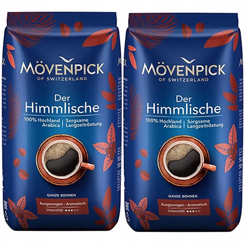 2x Niemiecka Kawa Ziarnista Movenpick Switzerland 500G Der Himmlische 1KG