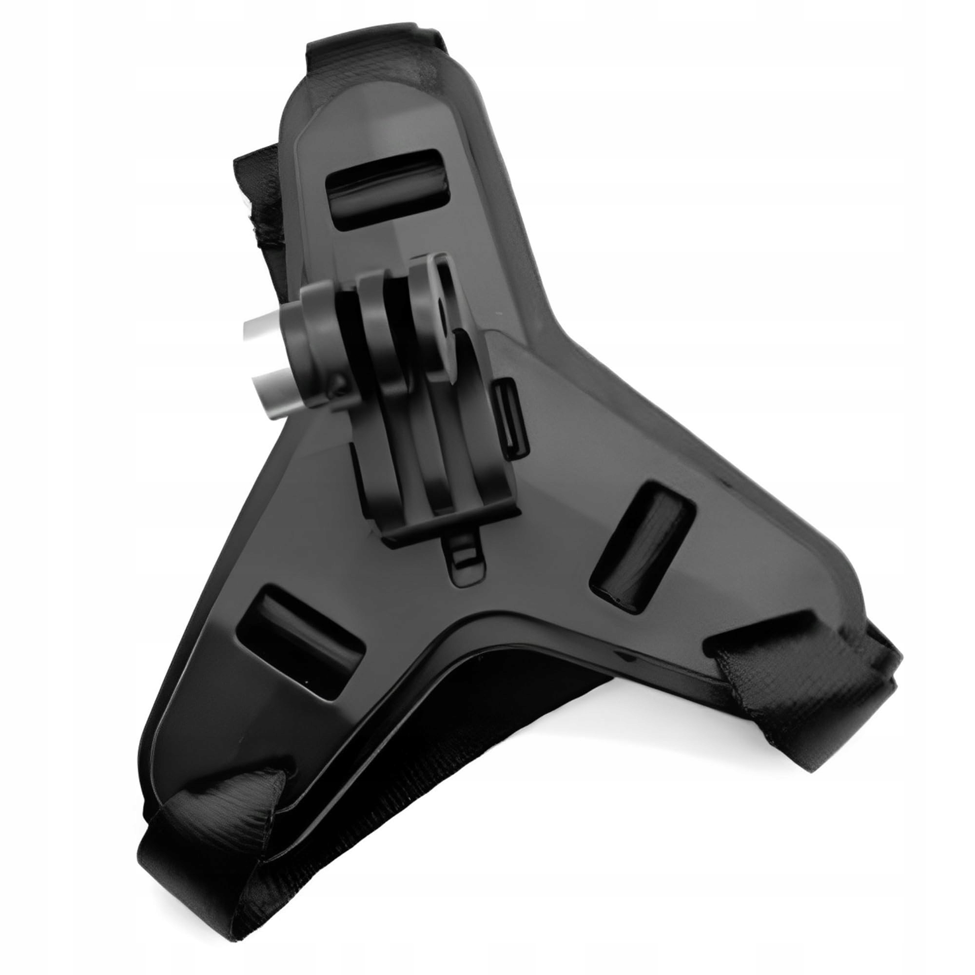 Mocowanie Na Kask Motocyklowy Pod Brodę Do GoPro DJI Czarne BAMYLI — miniatura 3