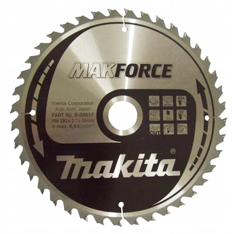 Štít na dřevo Makita B-08517 230x30 mm