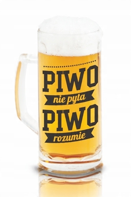 

Kufel 500ml piwo nie pyta święta