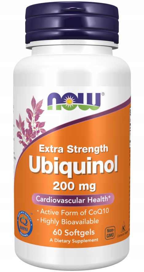 Now Foods Ubiquinol ubichinol Kaneka 200mg
