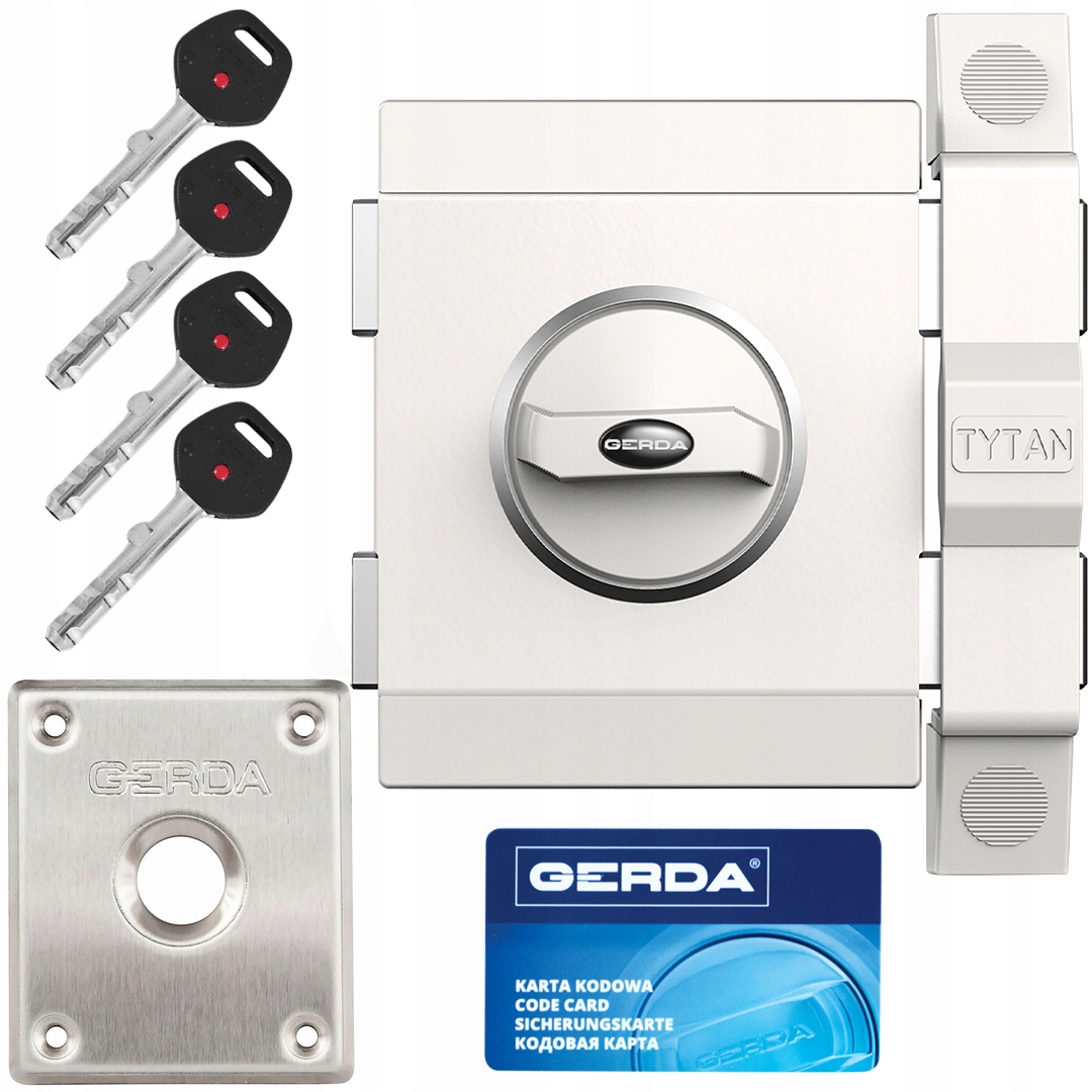 Vrchný zámok Tytan Zx Gerda Atest C kl 7 Biely