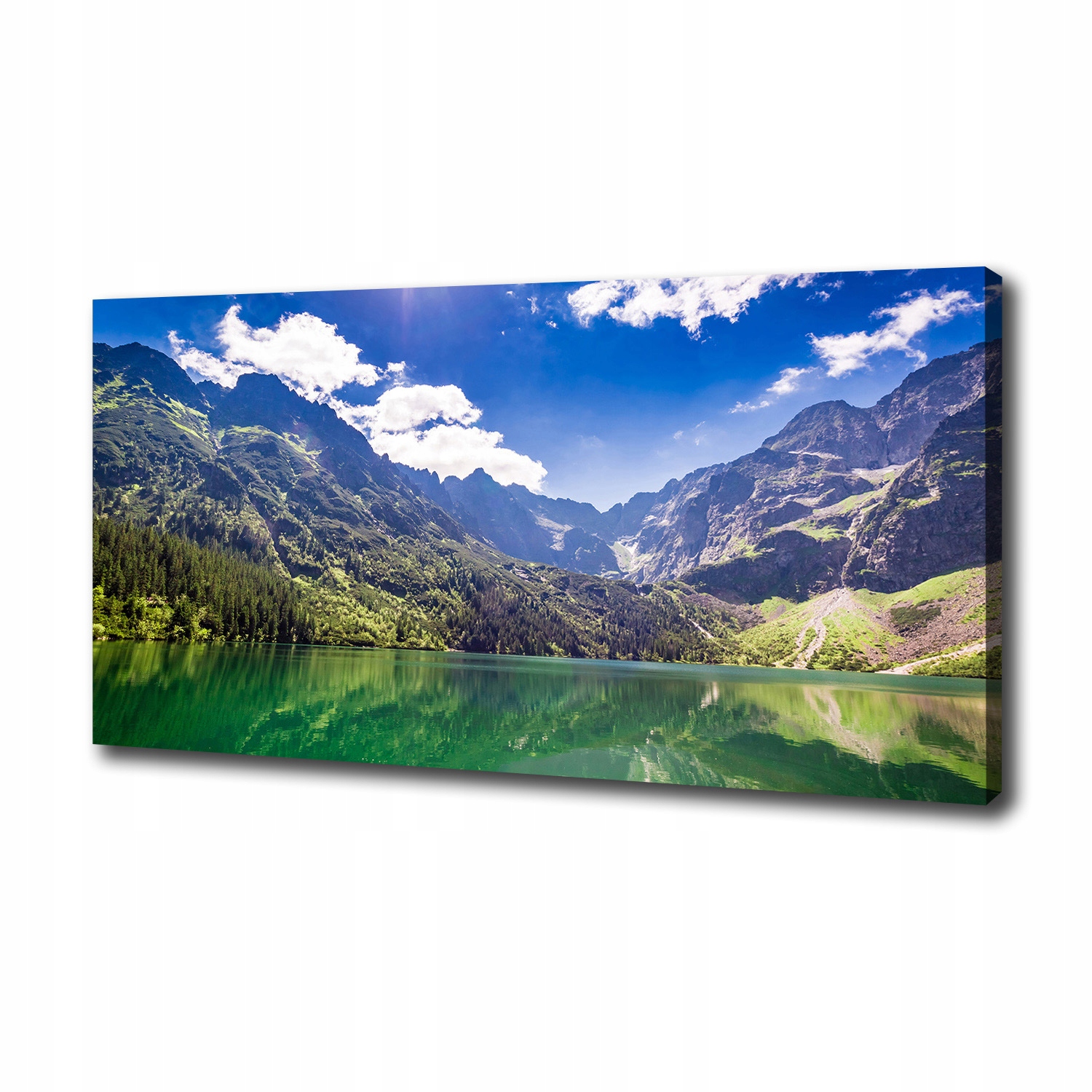 

Foto obraz na płótnie Morskie oko Tatry 100x50 cm