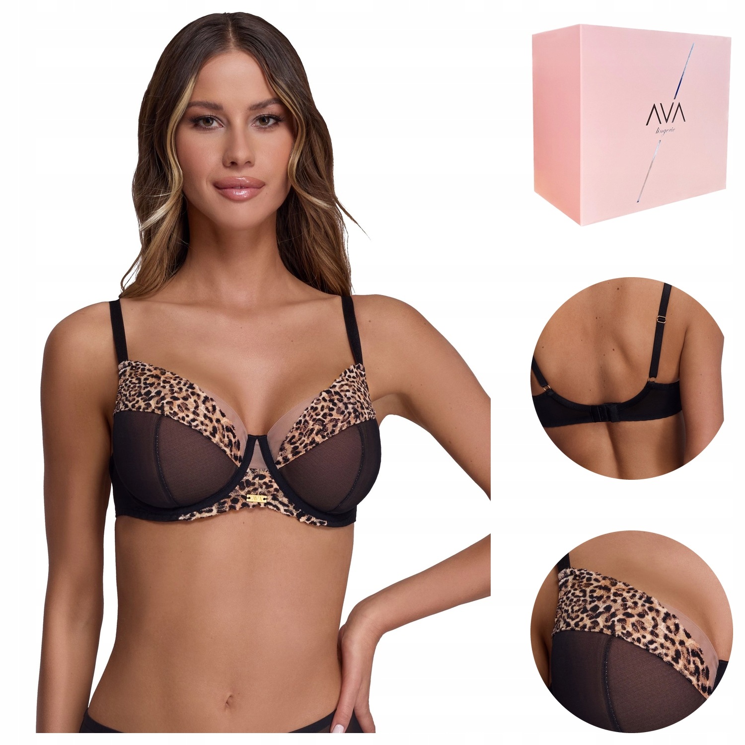 Podprsenka Ava Paradox 2194 černá panther semi-soft černá 80B