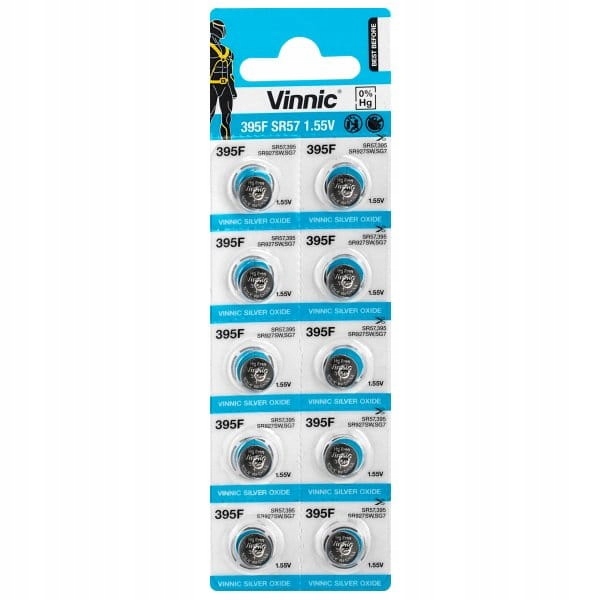 

10 x bateria srebrowa mini Vinnic 395 399 SR57