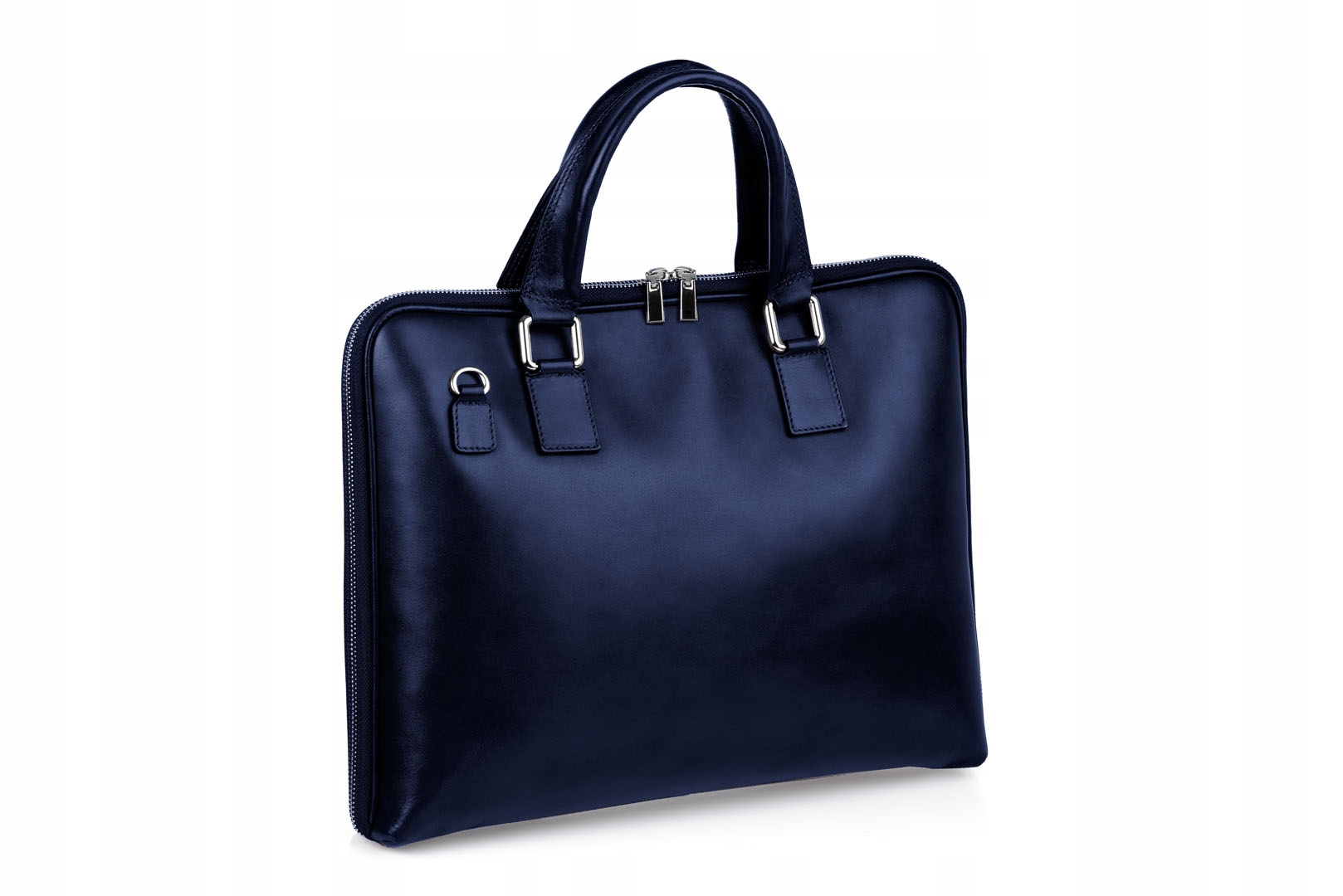 Kožená taška Vera Pelle Lisa na Notebook, modrá