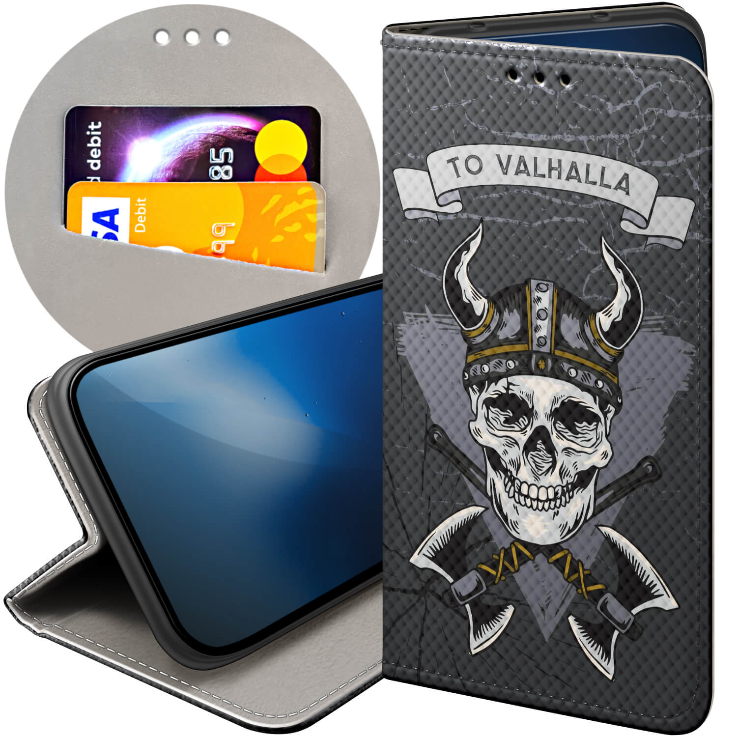 

Etui Do Xiaomi Redmi Note 8T Wikingowie Runy