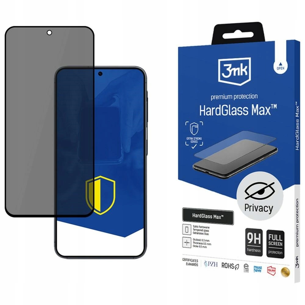 Sklo s privátním filtrem 3MK HardGlass Max Privacy pro Samsung Galaxy S25 Fe