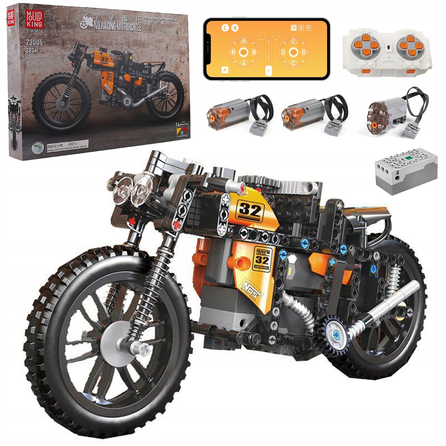 

Klocki Konstrukcyjne Motocykl Motor Sterowany Rc
