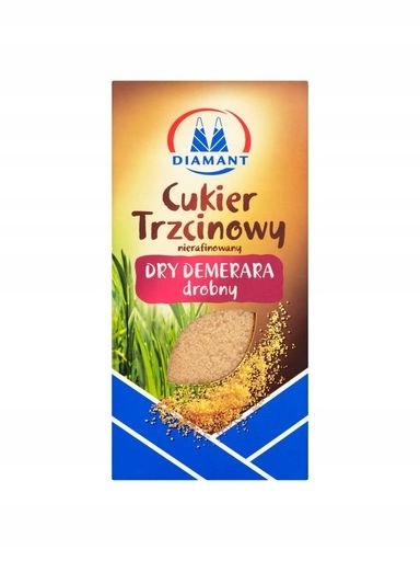 Levně 8 x Diamant Cukr třtinový nerafinovaný Dry Demerara jemný 500 g