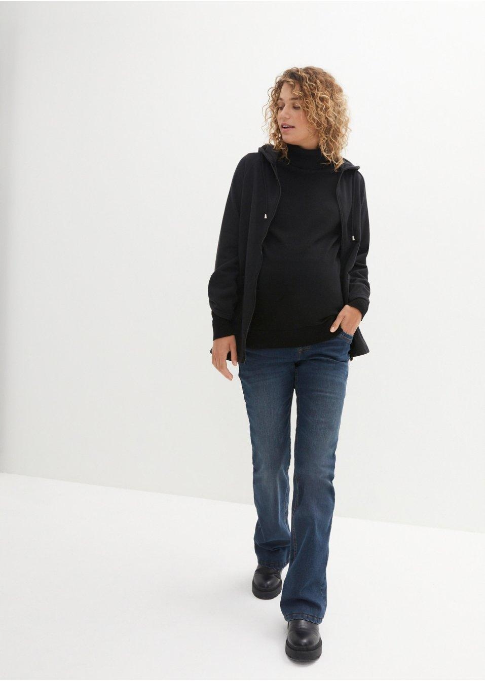 Bonprix 40 DAMSKI SWETER Z GOLFEM Dekolt golf