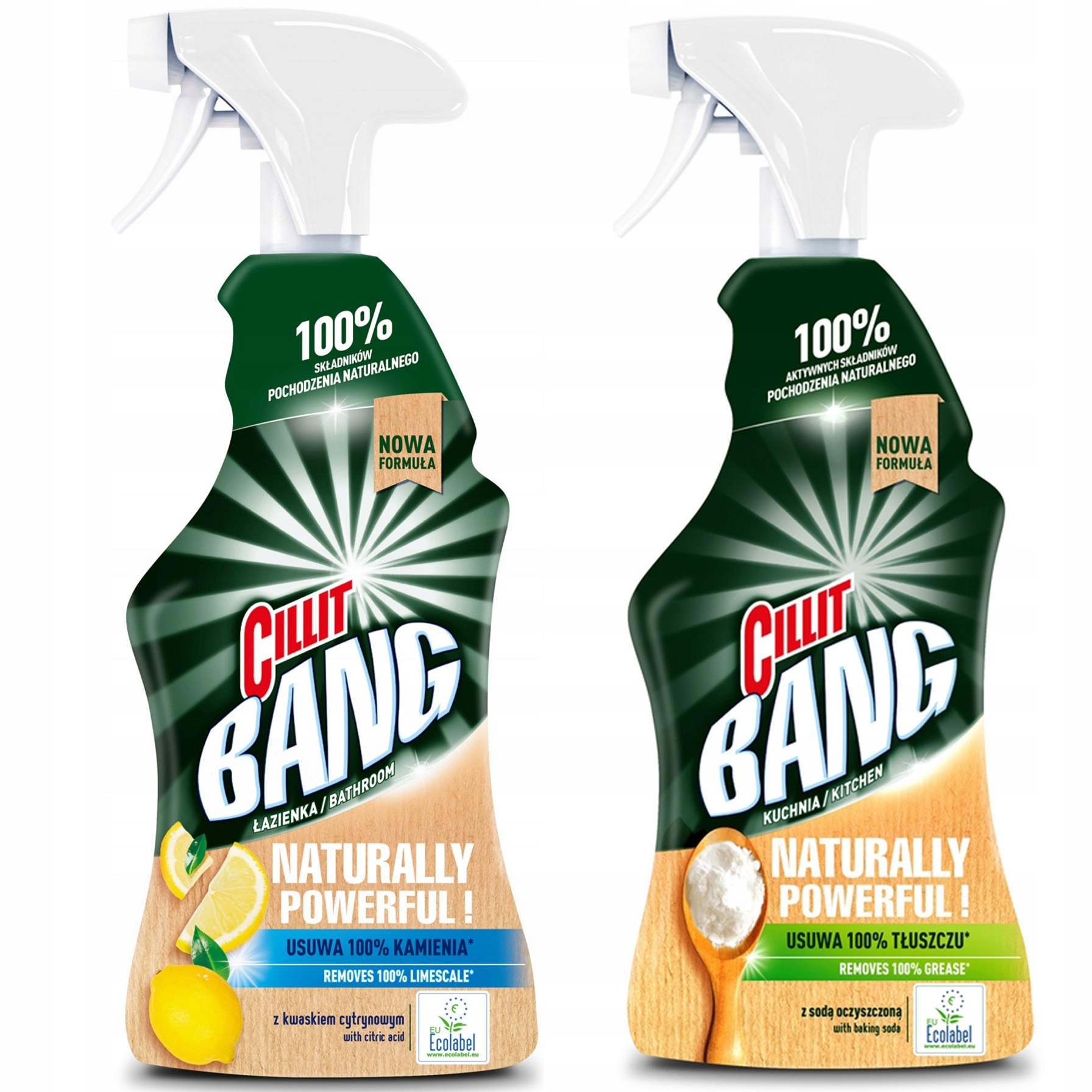 

Cillit Bang Naturally Powerful Spray 2x 750ml MIX