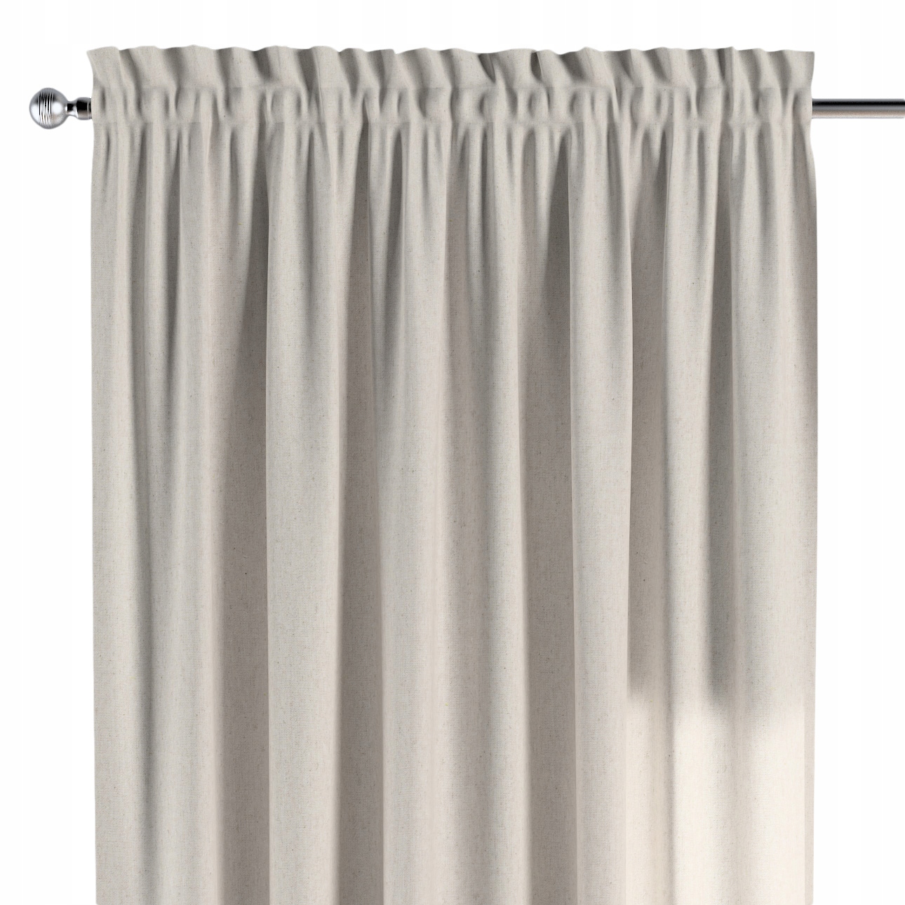 Dekoria Záves na kanáli s ofinou 1 ks 130x260 cm čierny