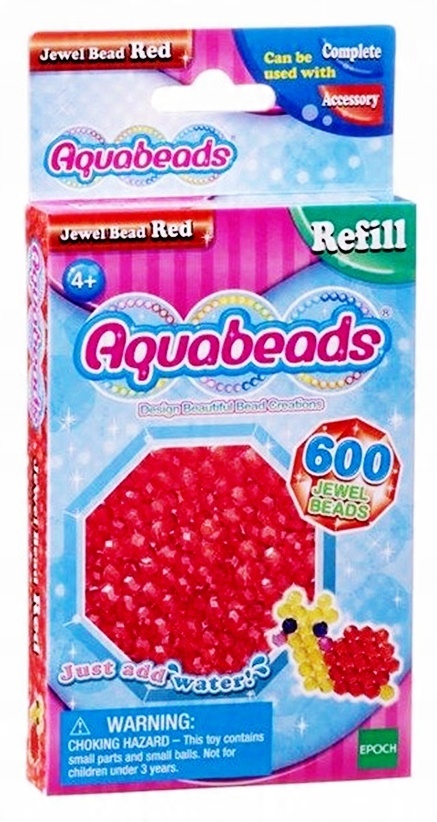 

Koraliki Aquabeads czerwone zestaw uzupełniający