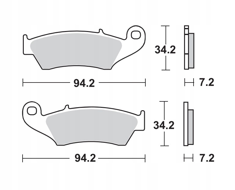 Klocki hamulcowe TRW MCB669