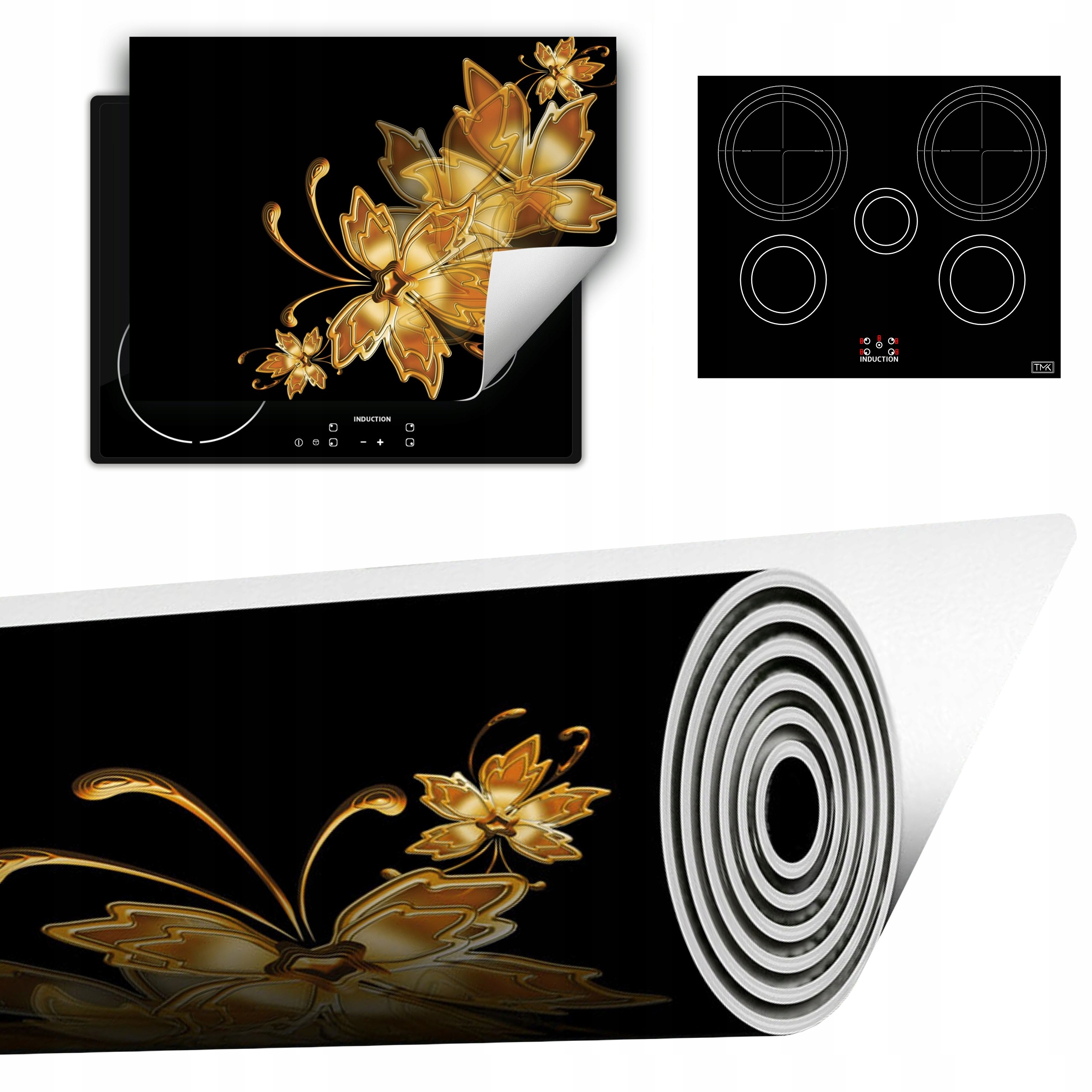 Vinylová Podložka Do Kuchyně Více Místa 70x52 květy