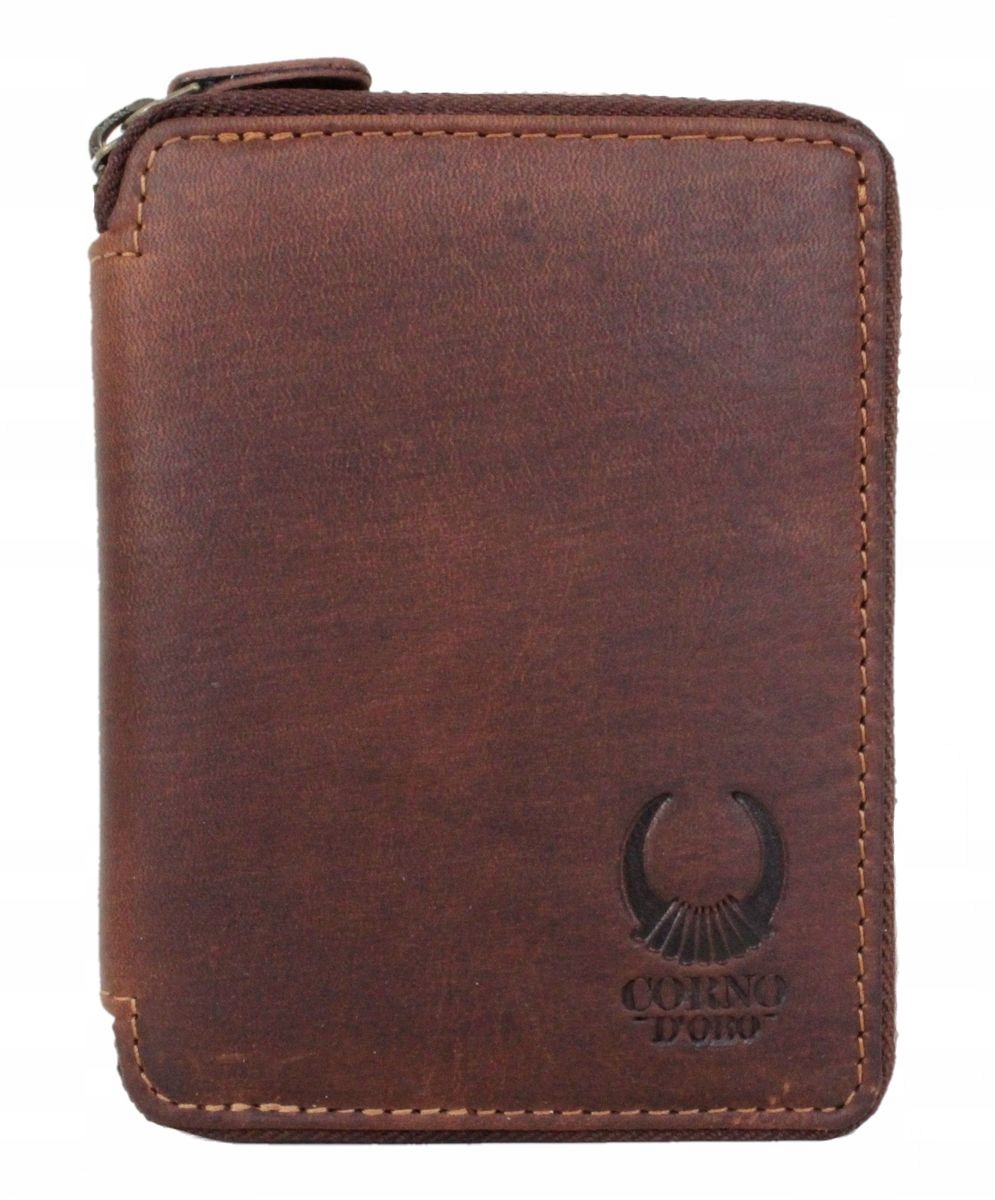 

Portfel skórzany Corno D’oro brązowy CD1406