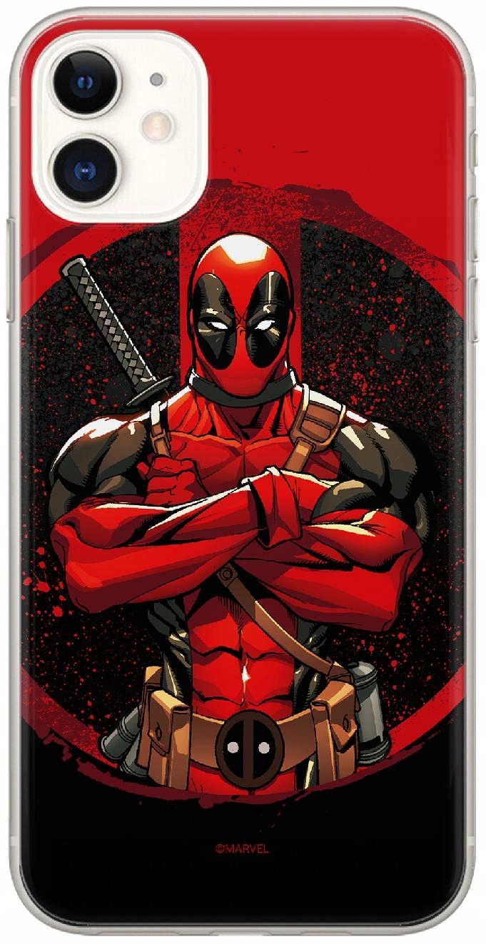 

Etui Marvel do Samsung A70 Deadpool 006 Czerwony