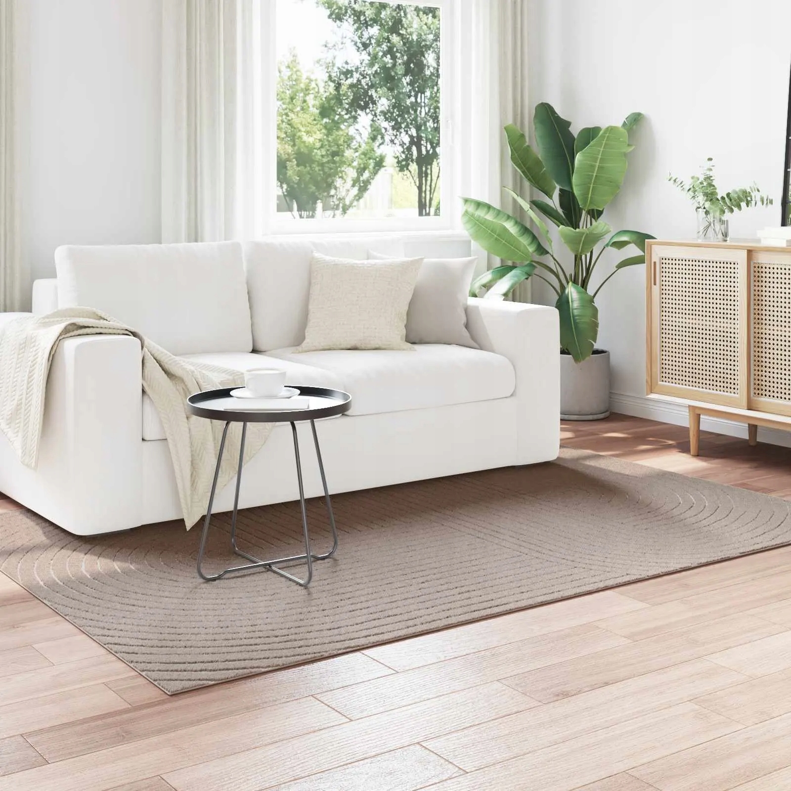 vidaXL Kusové koberce Palmeras Béžová 170 x 120 cm Polyester
