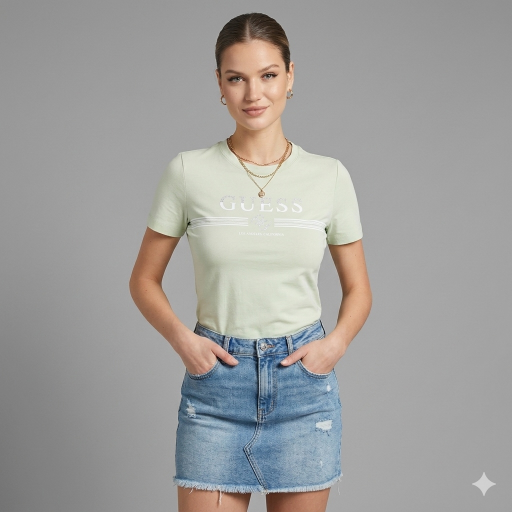 Dámské triko Guess siena ss cn t-shirt