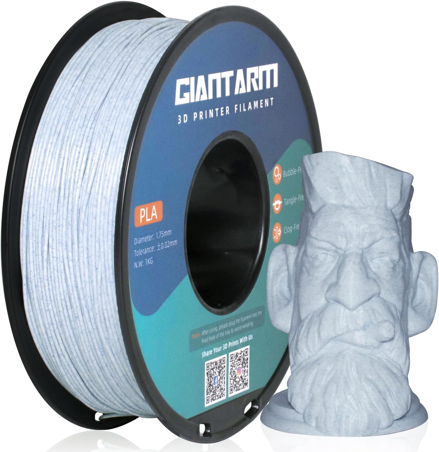 Filament Pla 1,75 MM Giantarm Pro 3D Tiskárnu 1 Kg