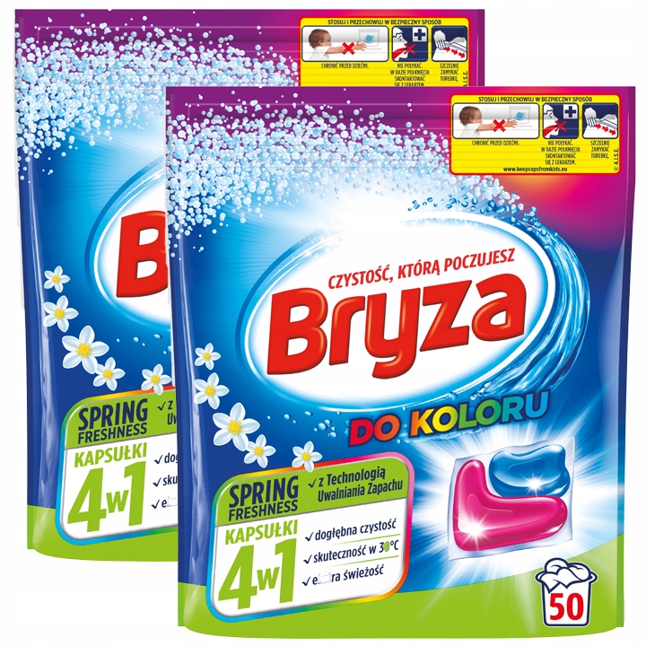 

Bryza 4w1 Spring Freshnes Kapsułki do Koloru 50x2