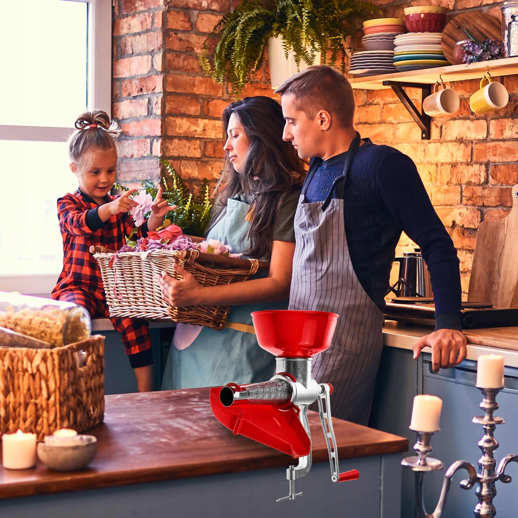 WYCISKARKA MASZYNKA PRZECIERAK DO POMIDORÓW STAL Stan opakowania oryginalne