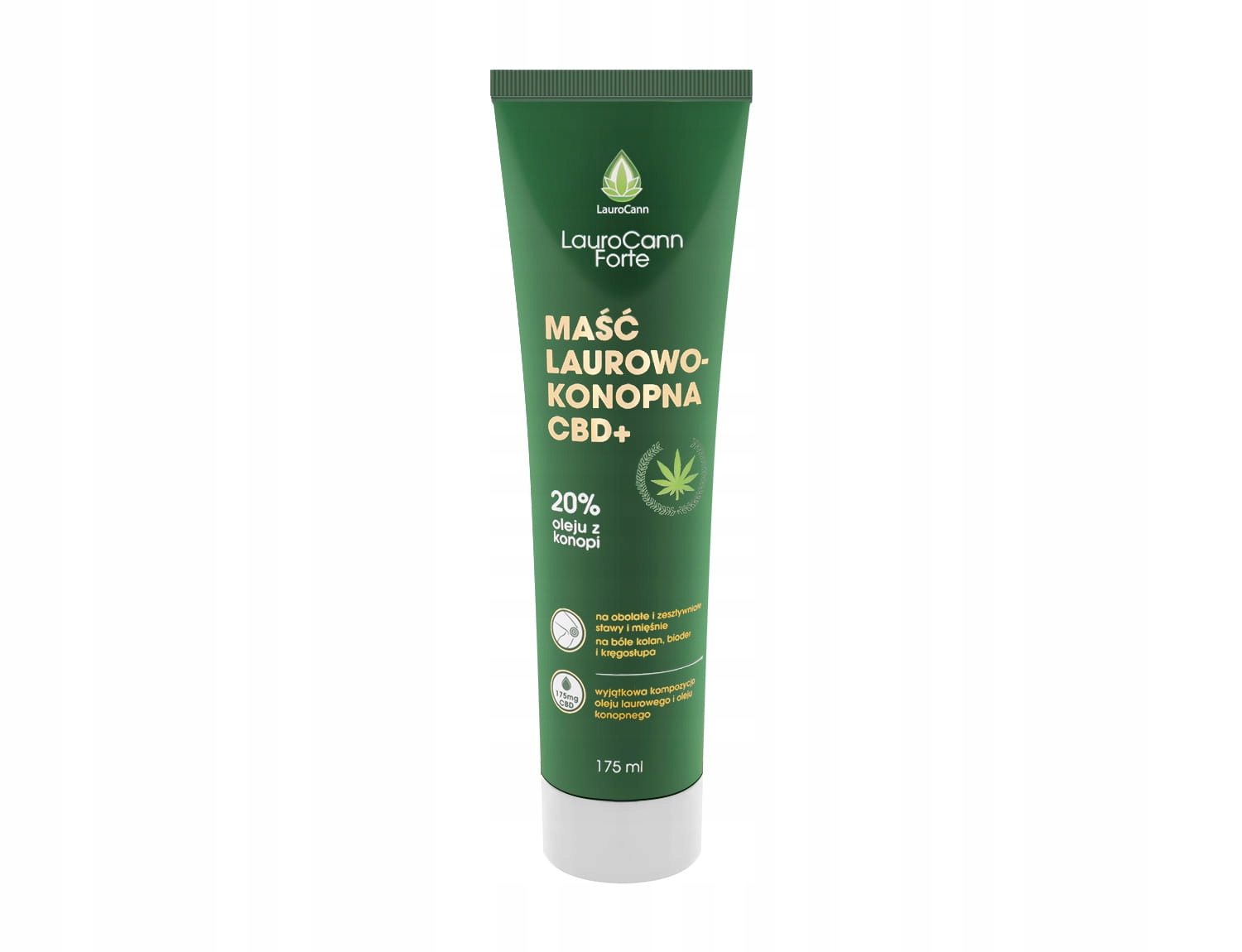 

LauroCann Forte mocna maść konopna 20% z Cbd 175 m