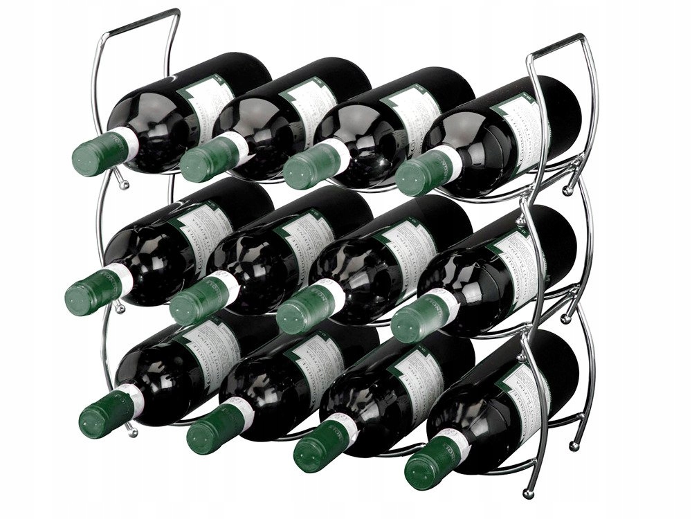 

Stojak Na Wino Metalowy Regał Na Butelki Stojak x3