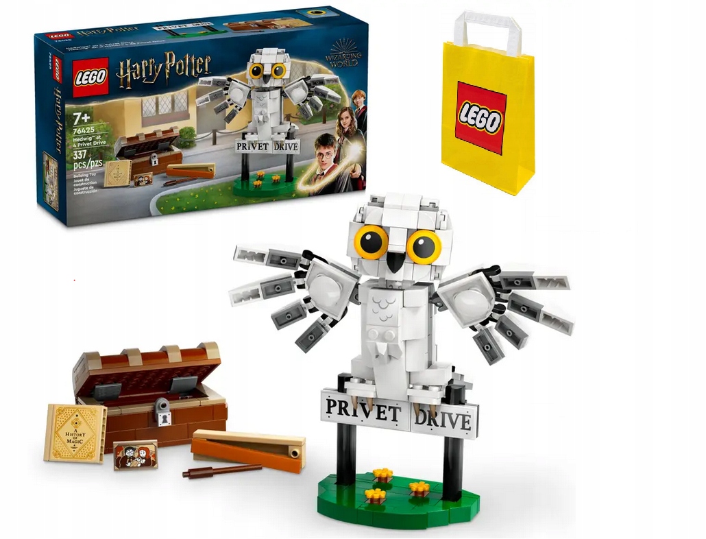 Lego Harry Potter Hedvika u Zobí ulice 76425 Papírová Taška Lego